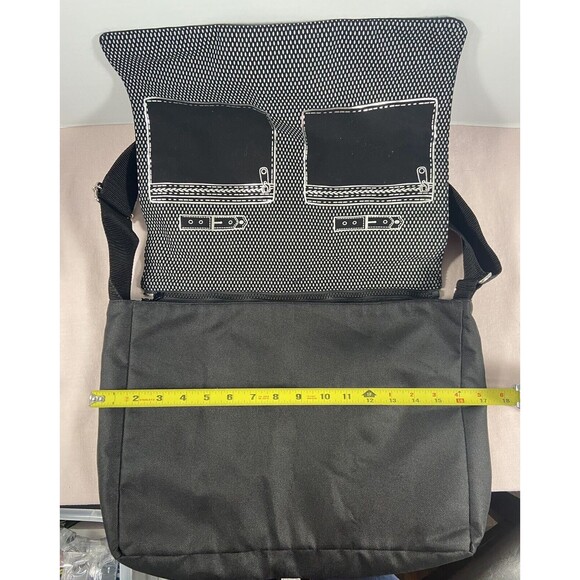 Thirty One- Black Computer Bag. Reversible Front - Picture 4 of 6